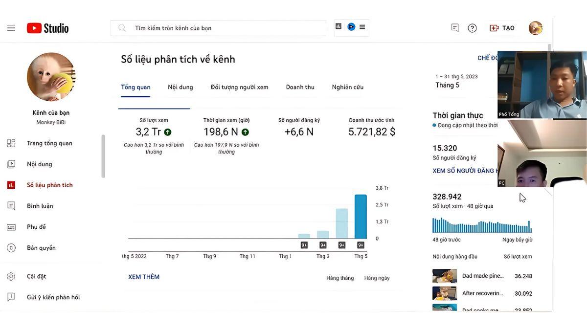 Thành Quả Của Học Viên Sau Khóa Học Xây Kênh Youtube View Ngoại Bằng AI Chuyên Sâu