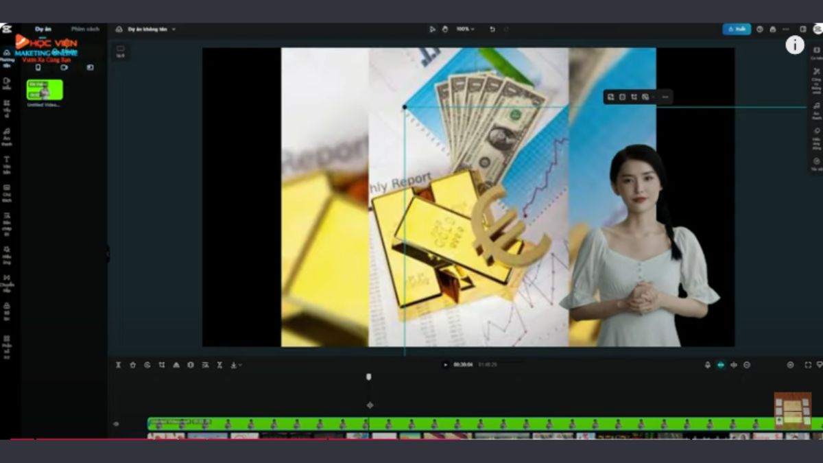 Tạo kênh Youtube tin tức bằng AI- Sửa video bằng Capcut miễn phí