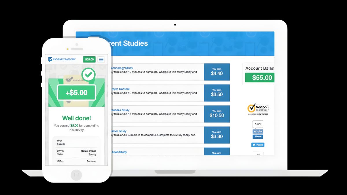 Trang Web Kiếm Tiền Qua Mạng Bằng Cách Xem Quảng Cáo- Vindale Research