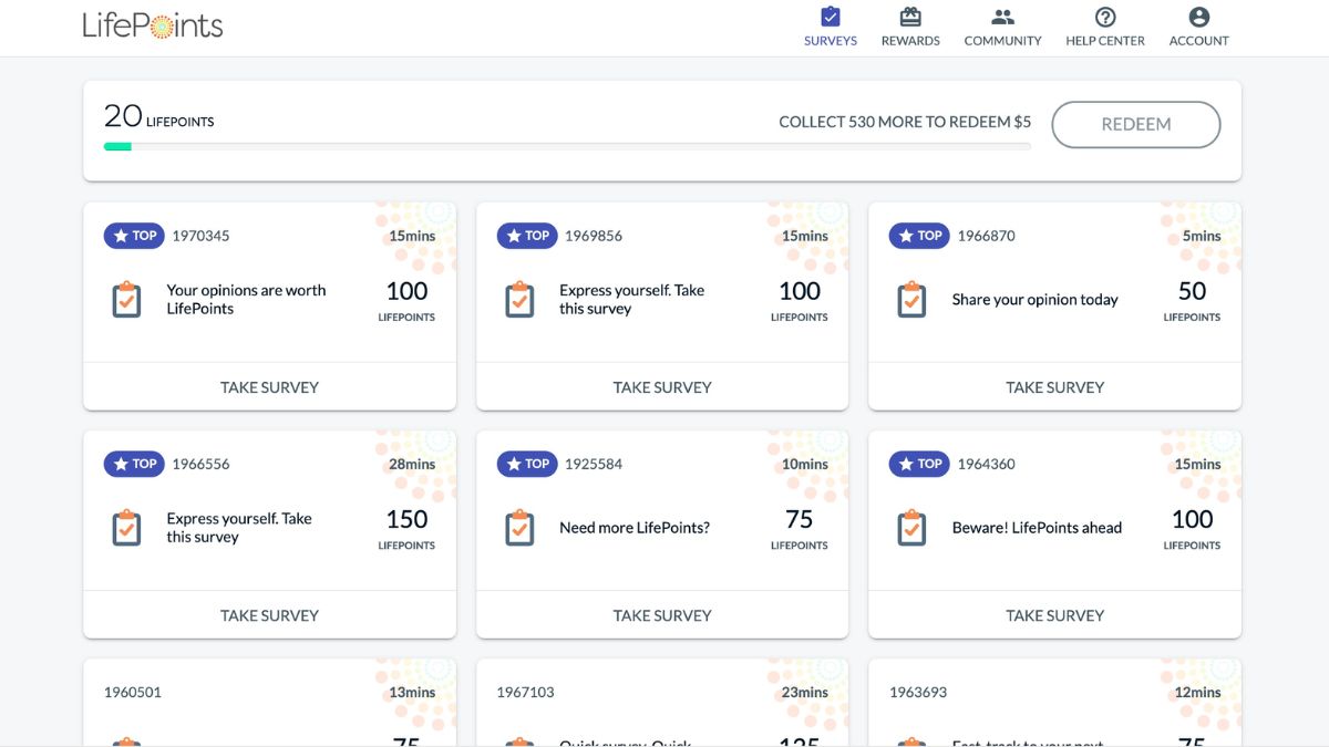Trang Web Kiếm Tiền Qua Mạng Bằng Cách Xem Quảng Cáo- LifePoints