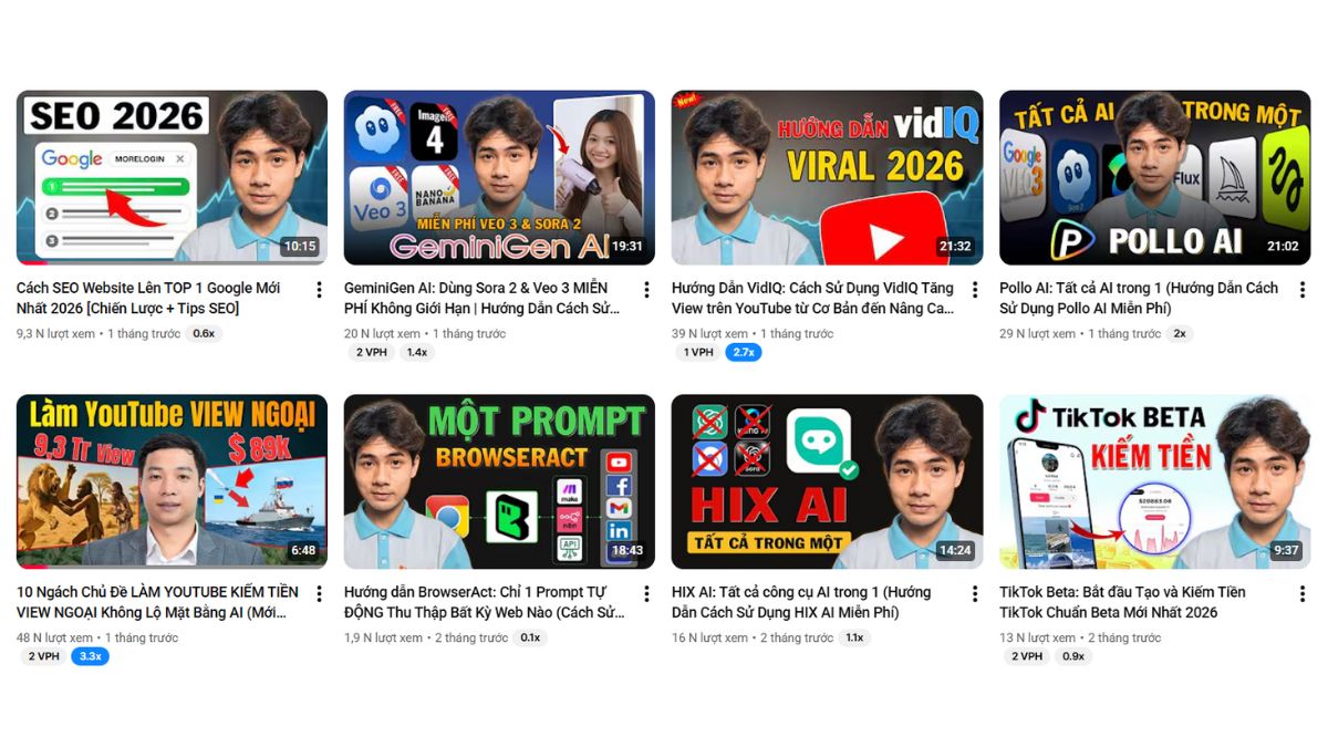 Cách Kiếm Tiền Từ Đào Tạo AI- Xây kênh cá nhân