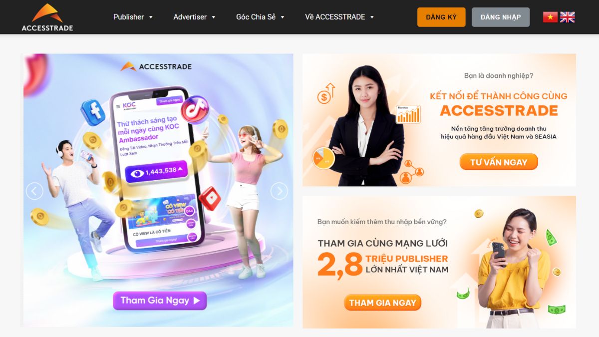 App Kiếm Tiền Online Uy Tín- Accesstrade