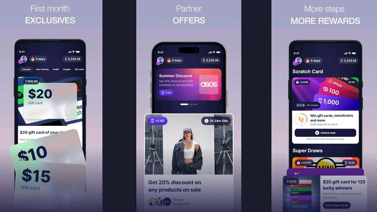 App Kiếm Tiền Online Uy Tín- Sweatcoin