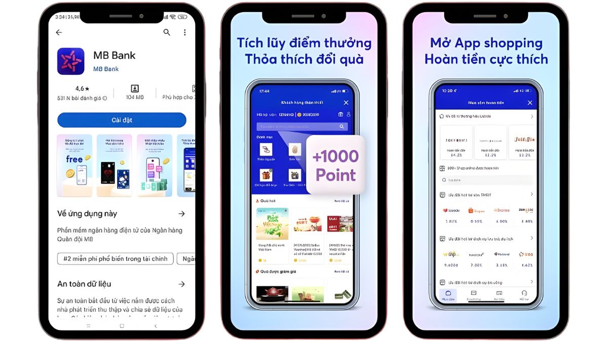 App Kiếm Tiền Online Uy Tín- MB Bank