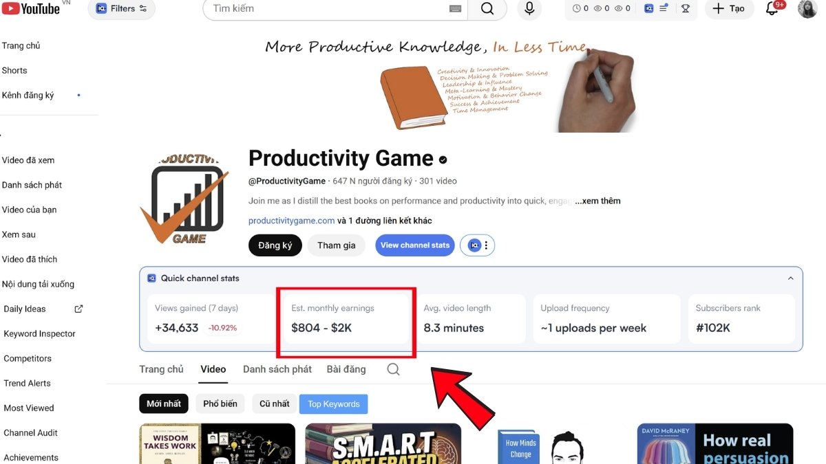 Cách Kiếm Tiền Youtube View Ngoại Bằng AI Với Ngách Tóm Tắt Sách- Quảng cáo Youtube