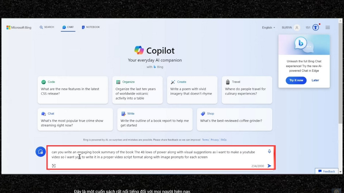 Cách Làm YouTube View Ngoại Bằng AI Với Ngách Tóm Tắt Sách bước 2.1