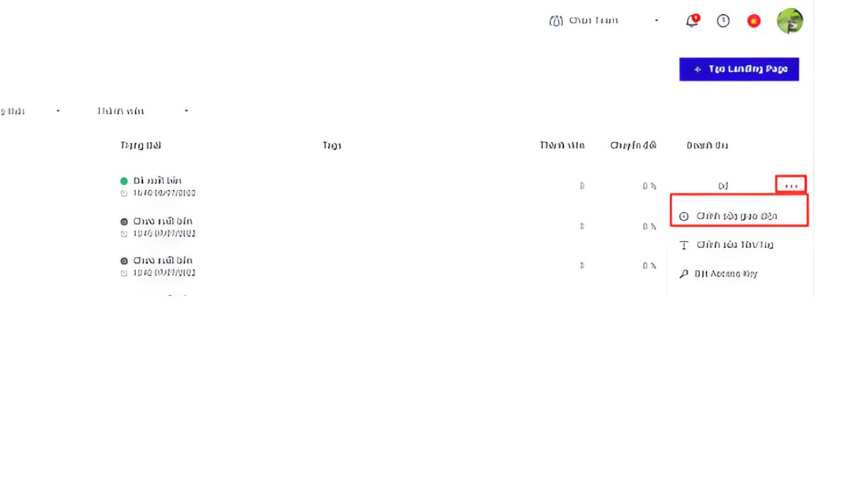 Các Bước Tạo Trang Trong LadiPage Bước 3