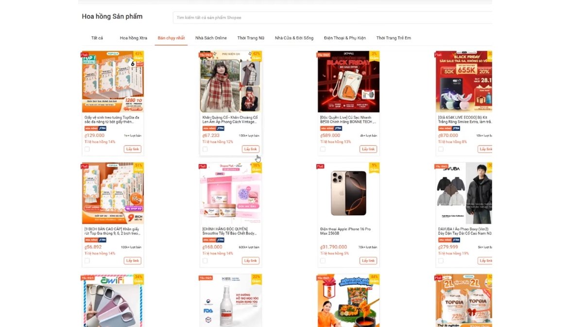 Hướng Dẫn Cách Làm Affiliate Cho Shopee Bằng AI bước 2