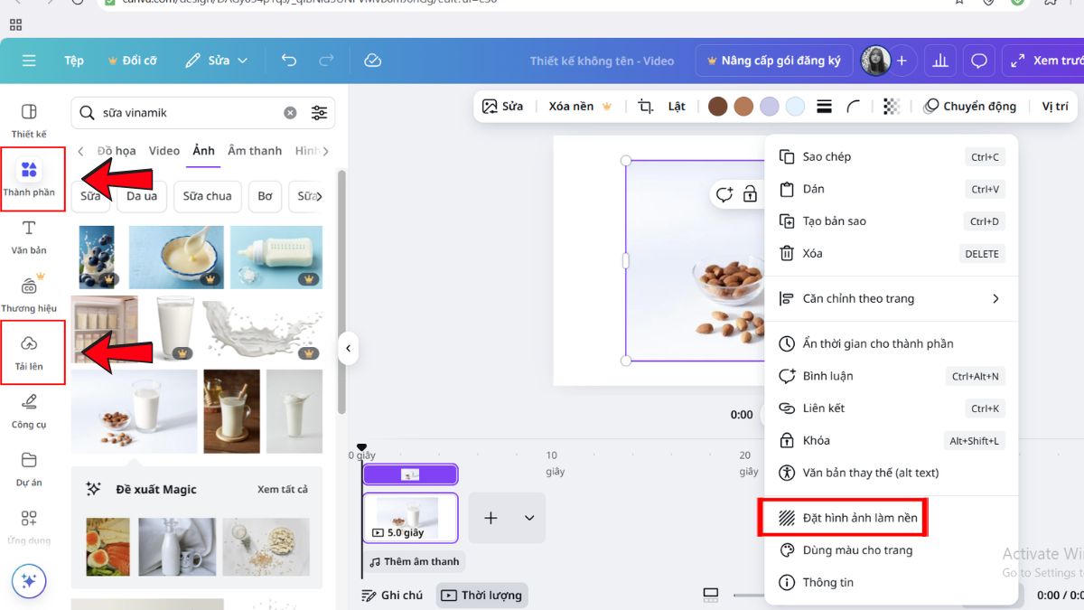 Hướng Dẫn Làm Clip Quảng Cáo Bằng Canva bước 3.4