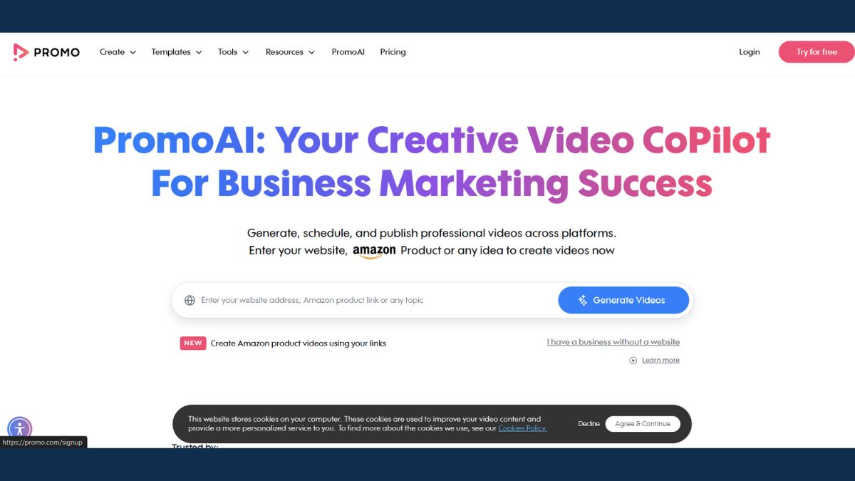 Website Promo Làm Video Quảng Cáo 