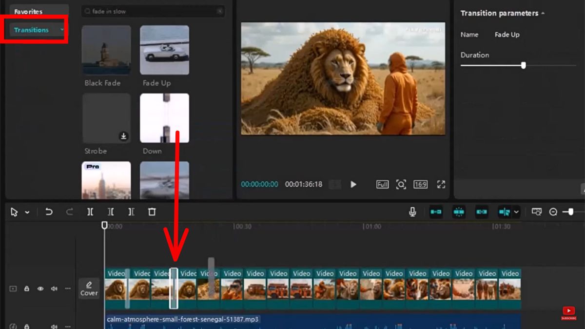 Cách làm/kiếm tiền Youtube view ngoại bằng AI với chủ đề giải cứu động vật bước 7.3