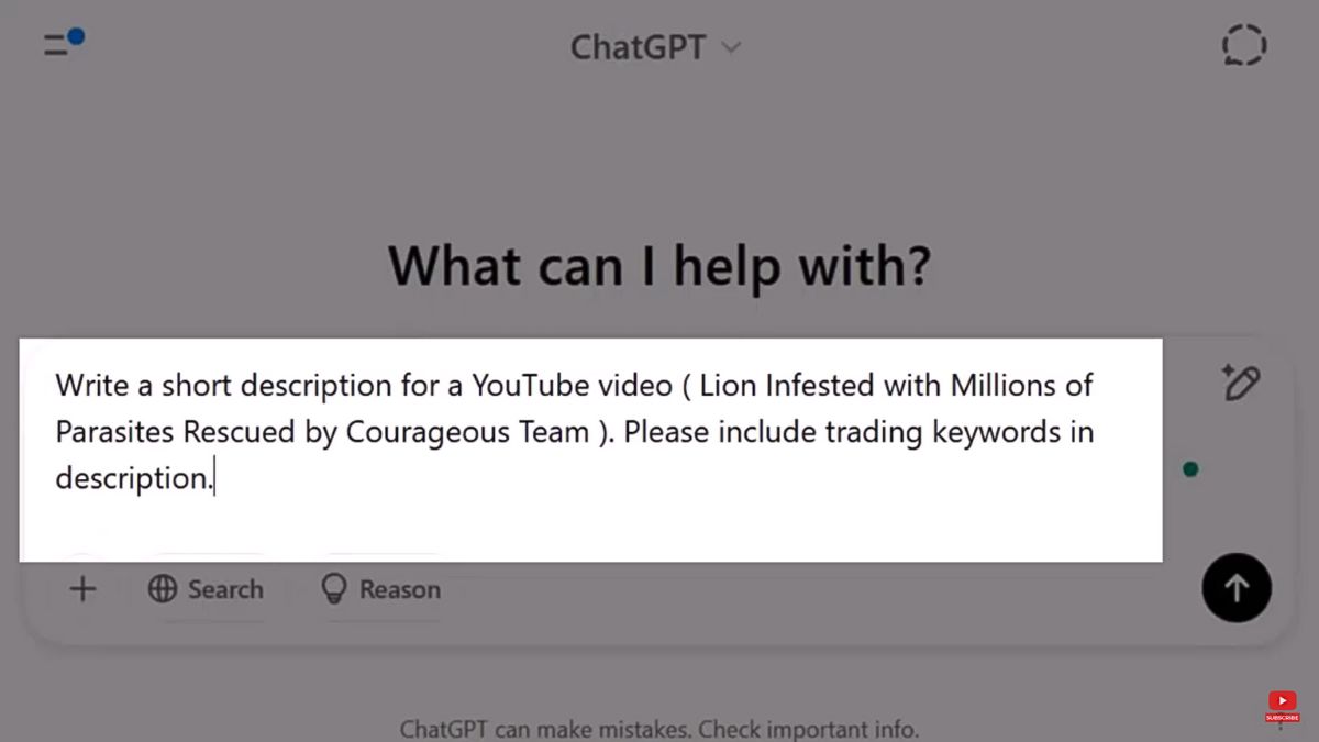 Cách làm/kiếm tiền Youtube view ngoại bằng AI với chủ đề giải cứu động vật bước 8.4