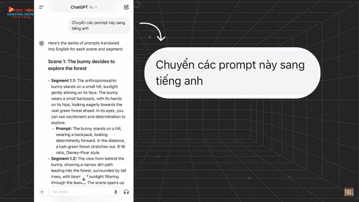 Tạo kịch bản video bằng ChatGPT bước 4