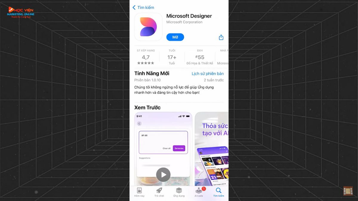 Hướng dẫn tạo hình ảnh AI với Microsoft Designer bước 1