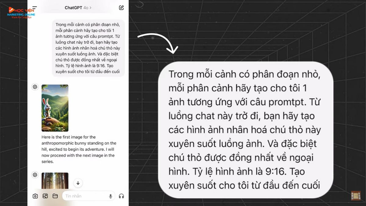 Hướng dẫn tạo hình ảnh với Dall-e (ChatGPT) bước 2