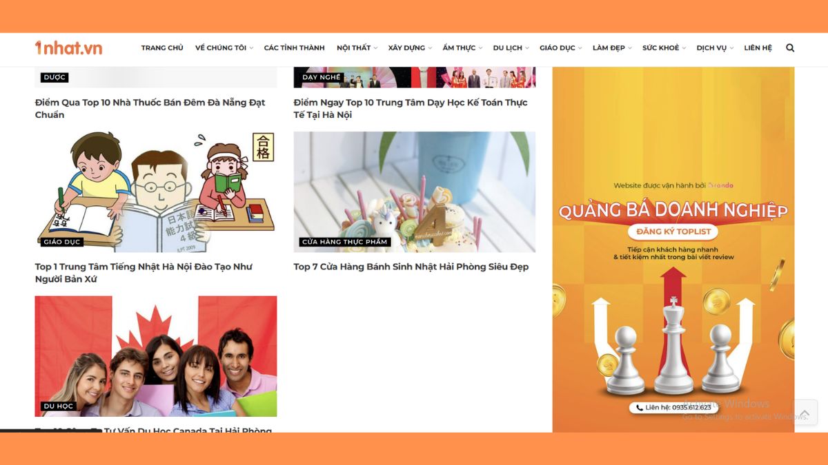 Dự án tiêu biểu của Brando Agency