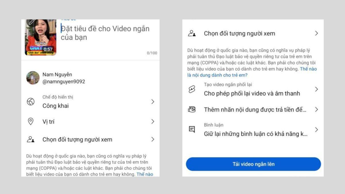 Tạo Video Ngắn Trực Tiếp Hoặc Tải Lên- Tối ưu SEO và xuất bản trên điện thoại