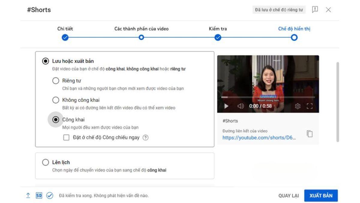 Tạo Video Ngắn Trực Tiếp Hoặc Tải Lên- Tối ưu SEO và xuất bản trên máy tính