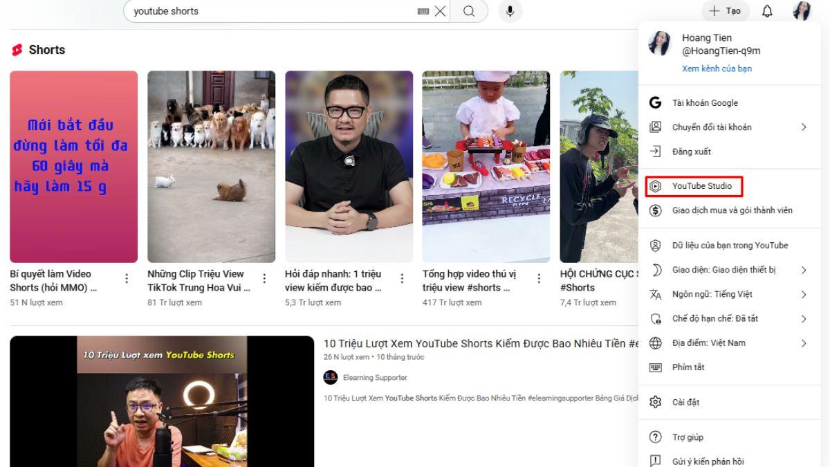 Tạo Video Ngắn Trực Tiếp Hoặc Tải Lên- Tải tệp đã quay sẵn từ máy tính