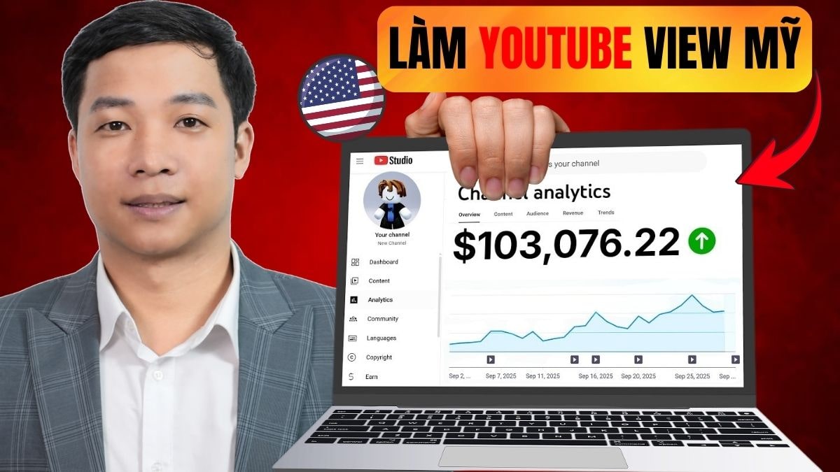 Hướng Dẫn Cách Làm Youtube View Mỹ Để Đạt 1000$ Một Tháng