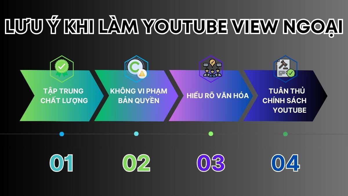 4 Lưu Ý Khi Làm Youtube View Ngoại 