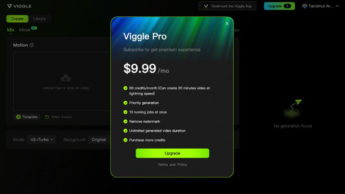 Cách Làm YouTube View Ngoại Bằng AI Viggle- Chi phí dịch vụ