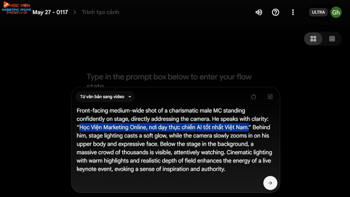 Cách Làm YouTube View Ngoại Bằng AI Với Google Veo 3- Cách sử dụng bước 2.3