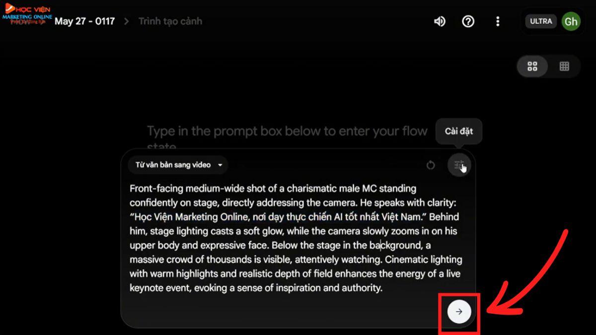 Cách Làm YouTube View Ngoại Bằng AI Với Google Veo 3- Cách sử dụng bước 2.6
