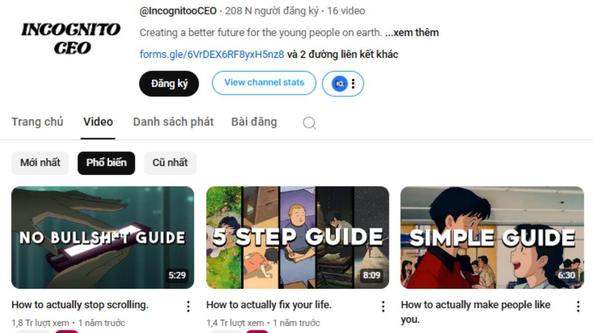 Top 7 Chủ Đề Làm YouTube View Ngoại Không Lộ Mặt “Ra Tiền”- Video tạo động lực bằng anime
