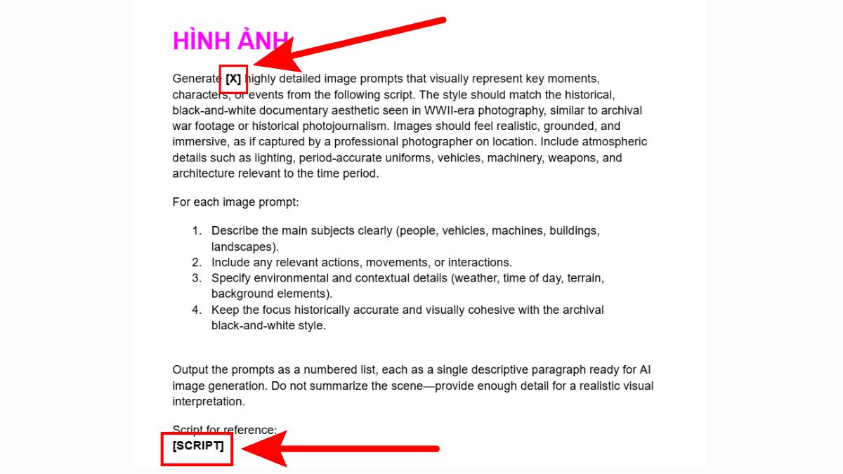 Cách Làm Youtube Kiếm Tiền View Ngoại Không Lộ Mặt Ngách Lịch Sử Quân Sự Bằng AI- Tạo hình ảnh bước 1.1