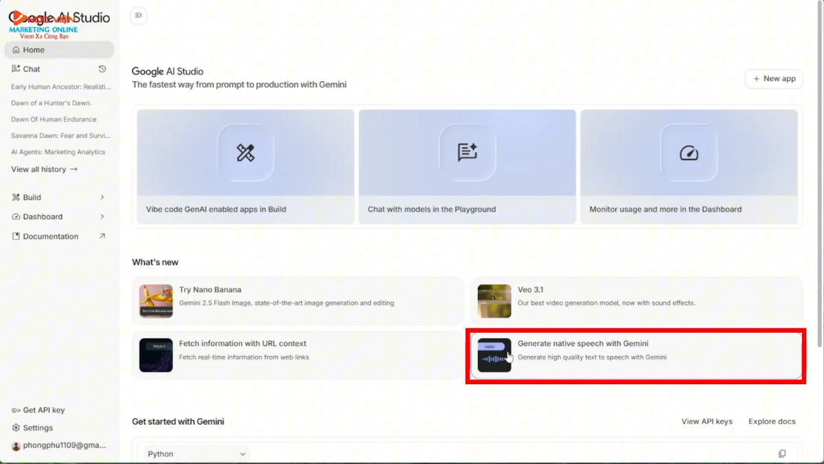 Hướng Dẫn Cách Làm Youtube Kiếm Tiền View Ngoại Không Lộ Mặt Ngách Thể Thao Bằng AI- Chuyển đổi văn bản sang giọng nói bước 1