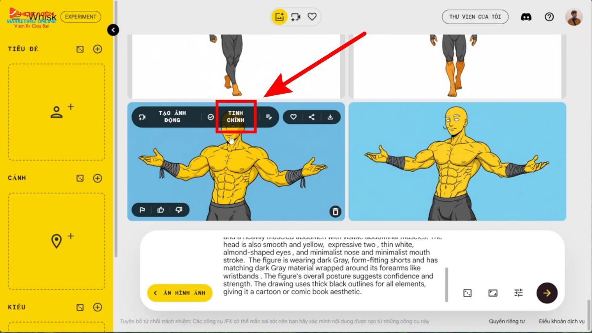 Hướng Dẫn Cách Làm Youtube Kiếm Tiền View Ngoại Không Lộ Mặt Ngách Thể Thao Bằng AI- Tạo hình ảnh nhân vật chính bước 5.1
