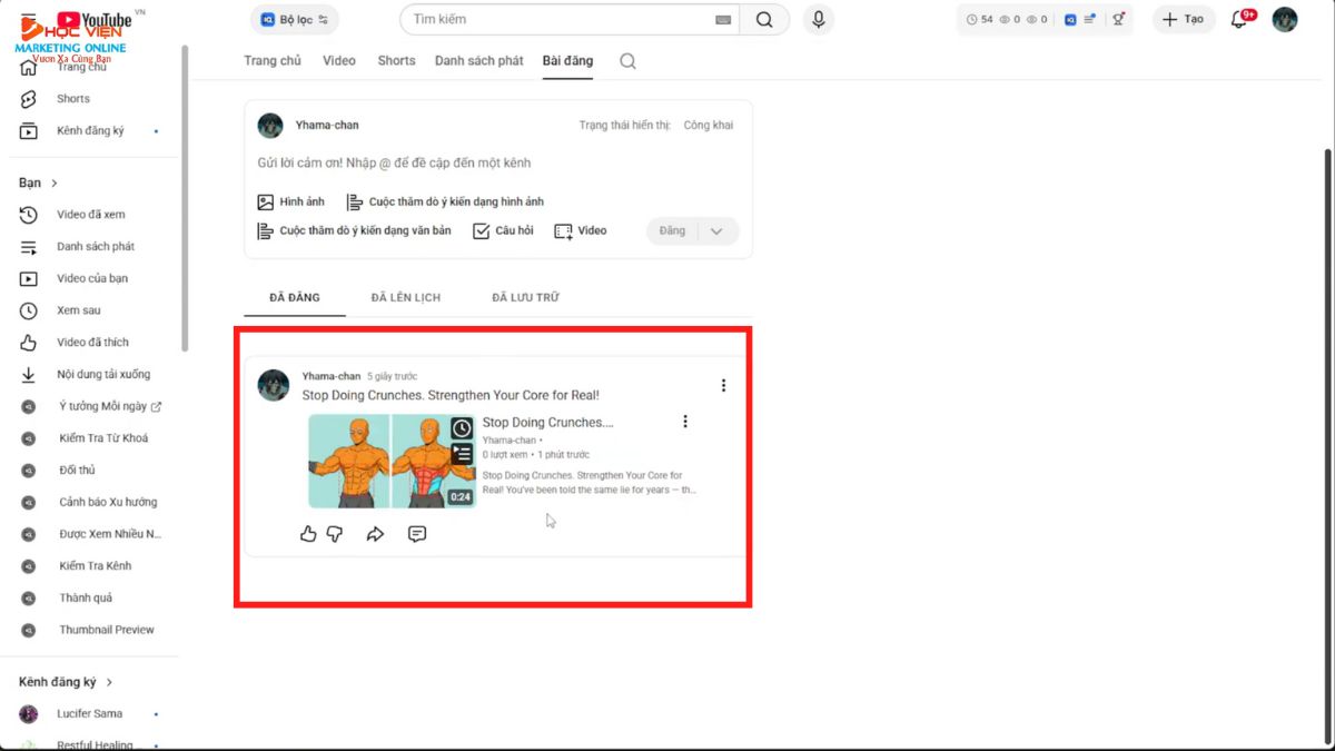 Hướng Dẫn Cách Làm Youtube Kiếm Tiền View Ngoại Không Lộ Mặt Ngách Thể Thao Bằng AI- Tối ưu và xuất bản bước 3