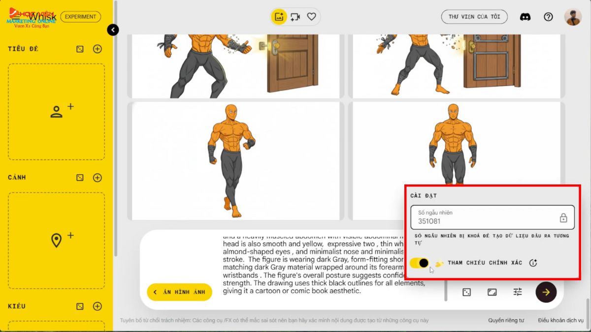 Hướng Dẫn Cách Làm Youtube Kiếm Tiền View Ngoại Không Lộ Mặt Ngách Thể Thao Bằng AI- Tạo hình ảnh nhân vật chính bước 3