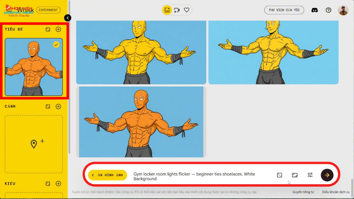 Hướng Dẫn Cách Làm Youtube Kiếm Tiền View Ngoại Không Lộ Mặt Ngách Thể Thao Bằng AI- Tạo hình ảnh nhân vật chính bước 6
