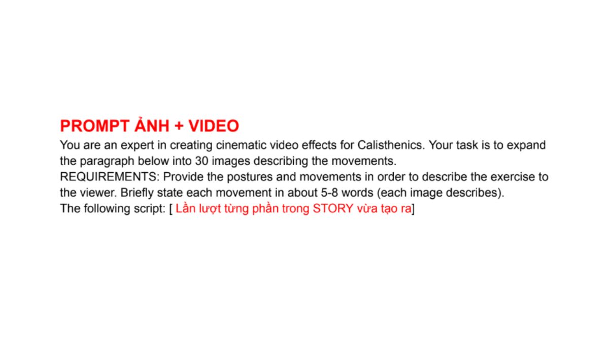 Hướng Dẫn Cách Làm Youtube Kiếm Tiền View Ngoại Không Lộ Mặt Ngách Thể Thao Bằng AI- Tạo hình ảnh mô phỏng hành động bước 1