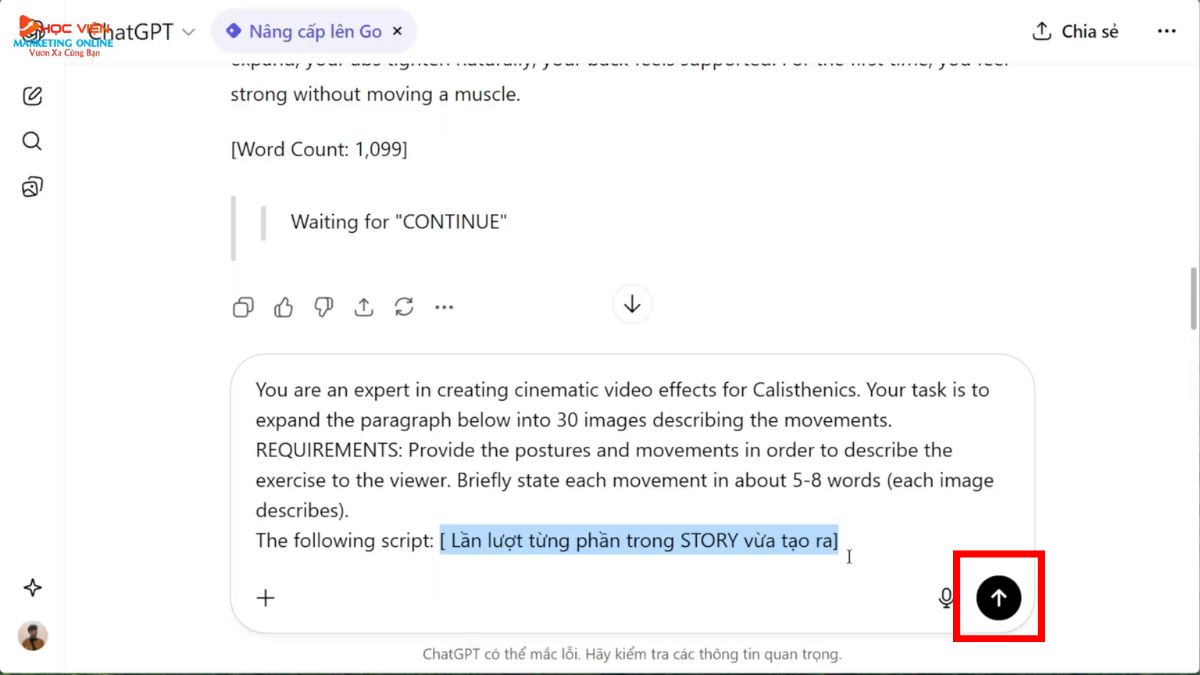 Hướng Dẫn Cách Làm Youtube Kiếm Tiền View Ngoại Không Lộ Mặt Ngách Thể Thao Bằng AI- Tạo hình ảnh mô phỏng hành động bước 3.1