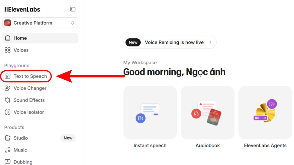 Cách Làm Youtube View Ngoại Ngách Bình Luận Phim Bằng AI- Tạo giọng đọc video bước 3