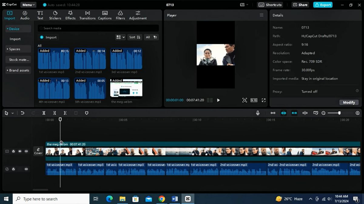 Cách Làm Youtube View Ngoại Ngách Bình Luận Phim Bằng AI- Biên tập video bước 1