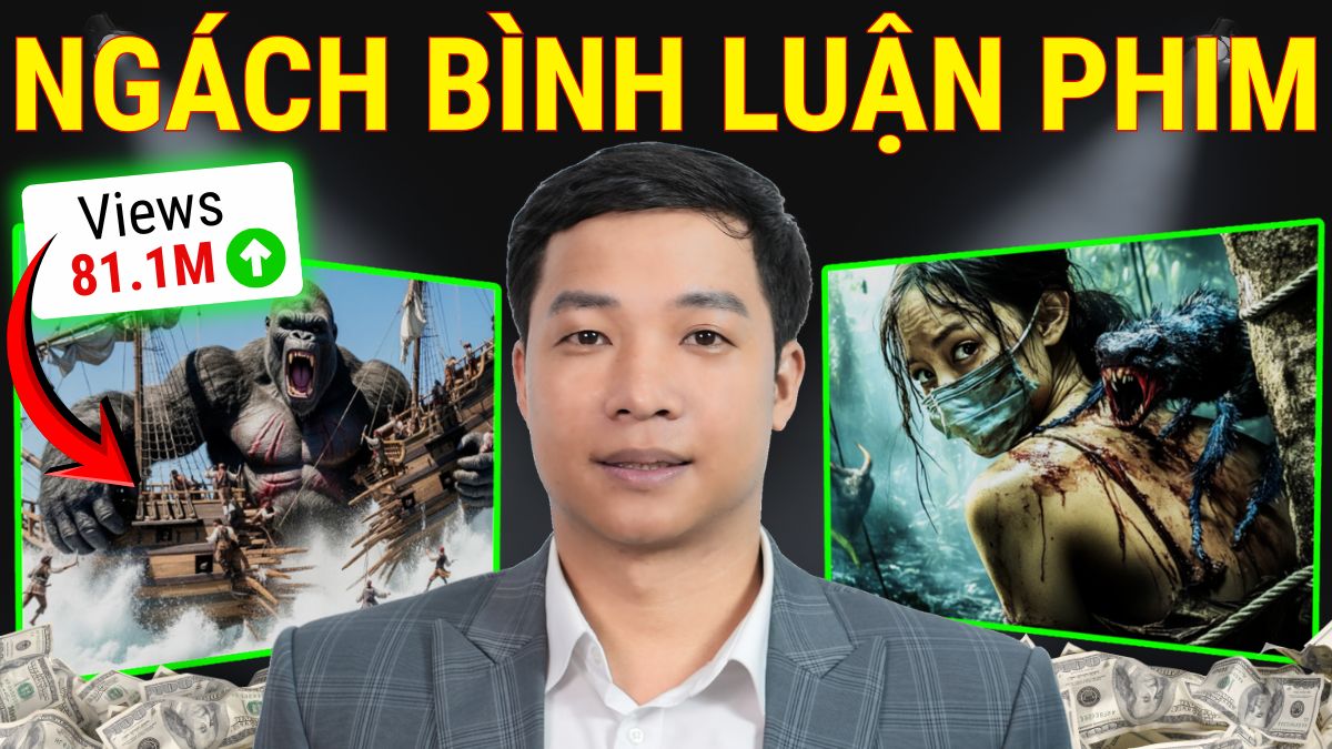 Làm Youtube View Ngoại Ngách Bình Luận Phim Bằng AI