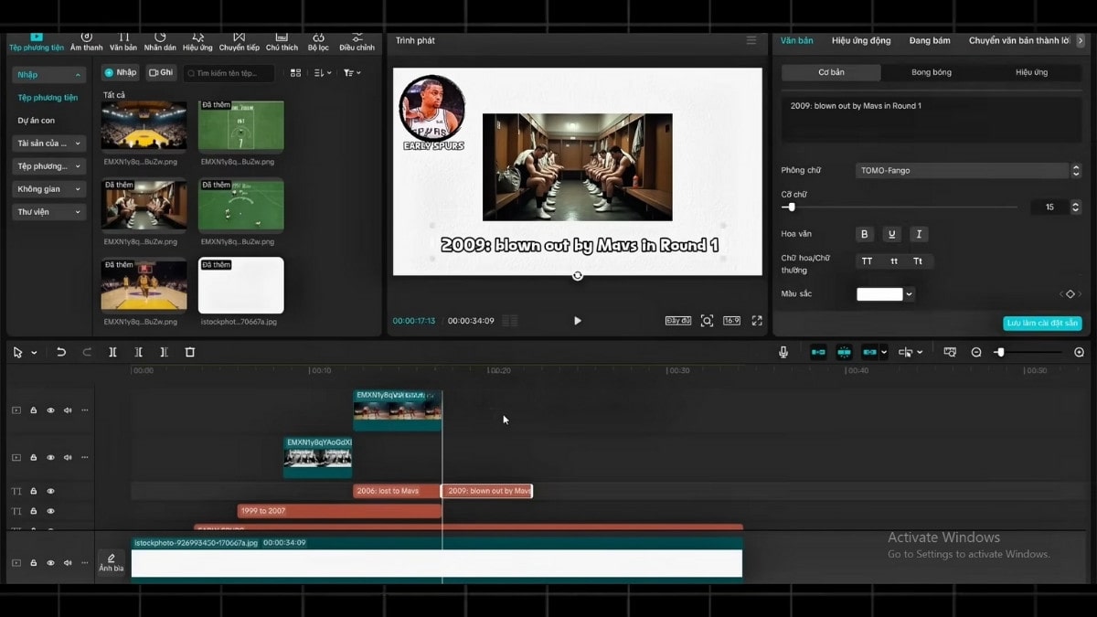 Hướng Dẫn Cách Làm YouTube View Ngoại Không Lộ Mặt Ngách Bóng Rổ Bằng AI- Edit và xuất bản video bước 2.2