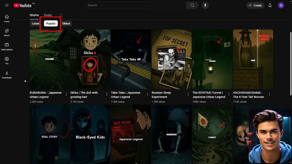 Cách Làm Youtube View Ngoại Ngách Kinh Dị Bằng AI- Xây dựng kịch bản bước 1.1