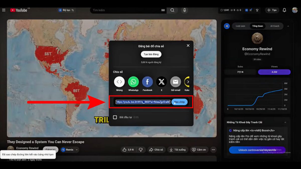 Quy Trình Làm Youtube View Ngoại Ngách Kinh Tế Bằng AI- Tạo kịch bản bước 1