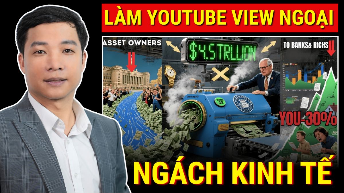 Làm Youtube View Ngoại Không Lộ Mặt Ngách Kinh Tế Bằng AI
