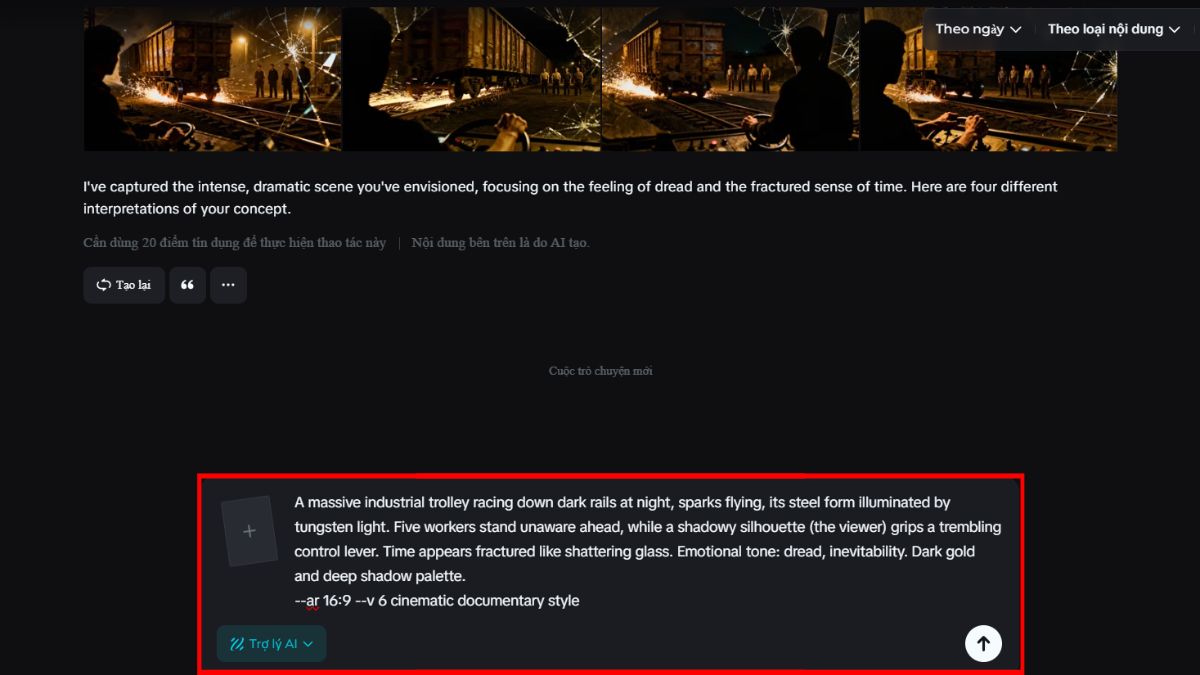 Quy Trình Làm Youtube View Ngoại Ngách Kinh Tế Bằng AI- Tạo ảnh bước 2