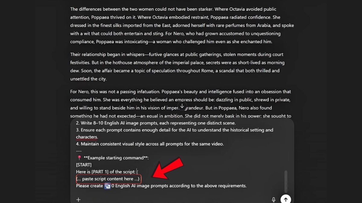 Hướng Dẫn Cách Làm Youtube Kiếm Tiền View Ngoại Không Lộ Mặt Ngách Lịch Sử Bằng AI- Tạo hình ảnh và edit video bước 1.2
