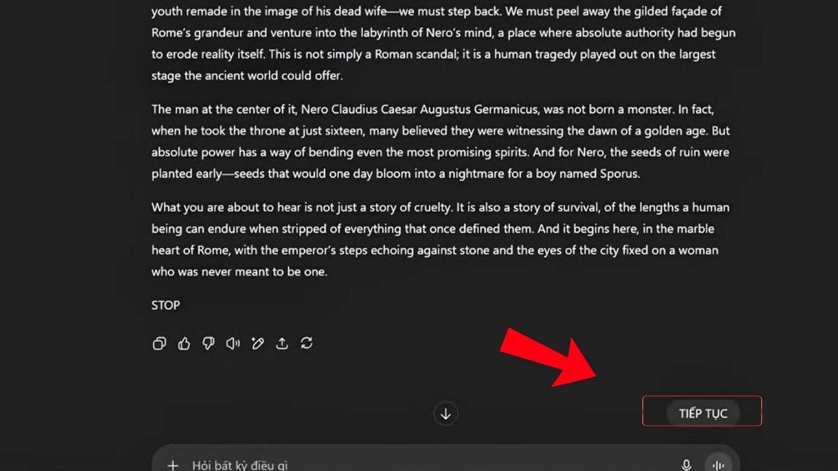 Hướng Dẫn Cách Làm Youtube Kiếm Tiền View Ngoại Không Lộ Mặt Ngách Lịch Sử Bằng AI- Tạo kịch bản bước 3