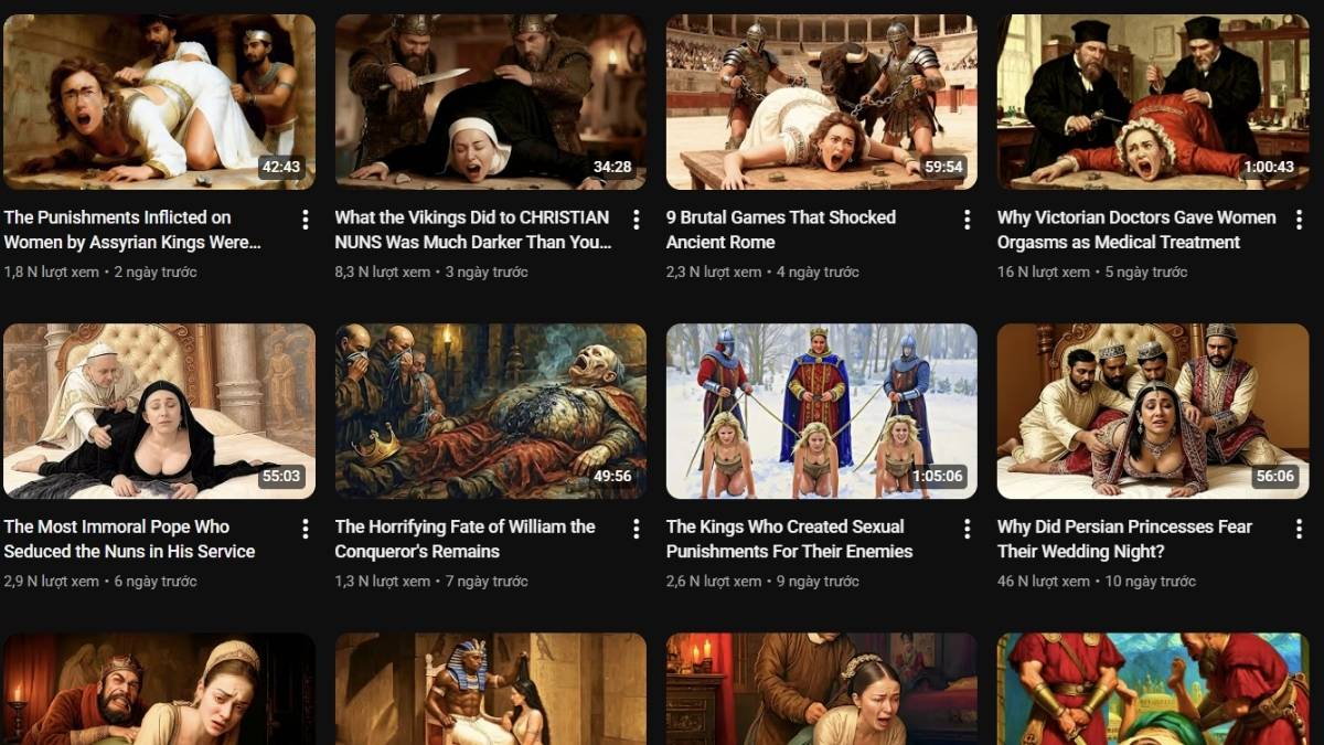 Tổng Quan Về Ngách Lịch Sử Bằng AI Trên Youtube