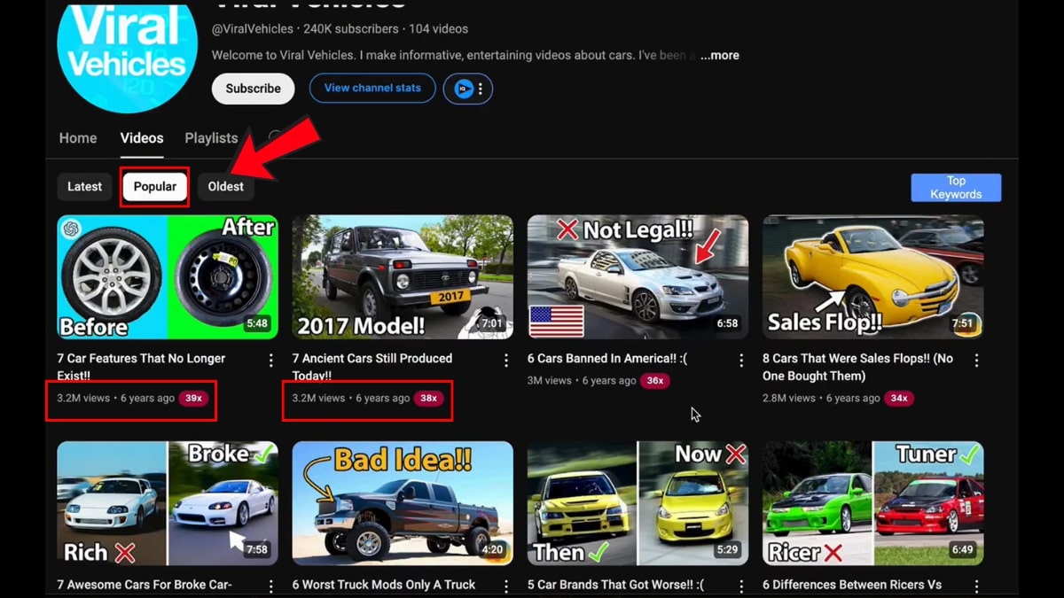 Quy Trình Làm Youtube View Ngoại Ngách Review Xe Bằng AI- Tìm kiếm chủ đề bước 1