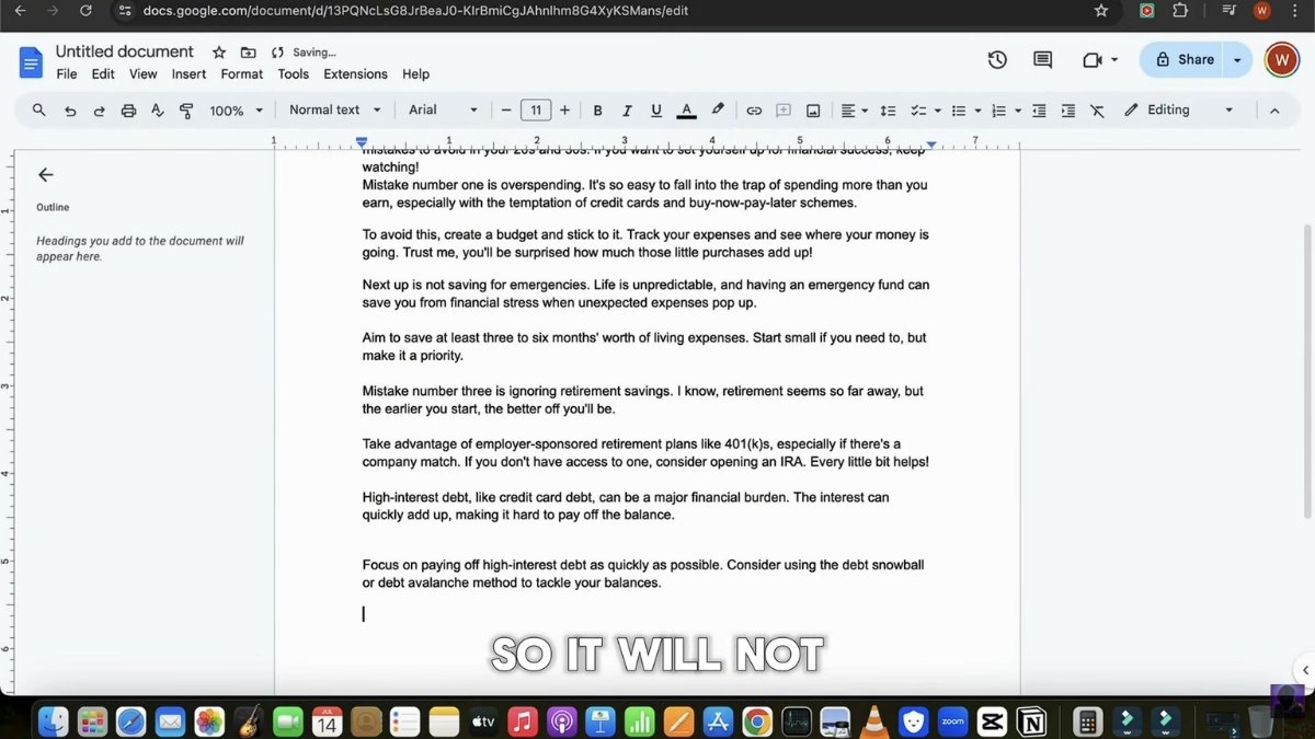 Các Bước Làm Youtube View Ngoại Ngách Tài Chính Bằng AI- Tạo kịch bản bước 3